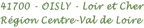 41700 - OISLY - Loir et Cher Région Centre-Val de Loire